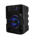 Parlante Altavoz 4″ con asa y luz LED GTS-1637 Entradas USB, Micro SD y MIC video