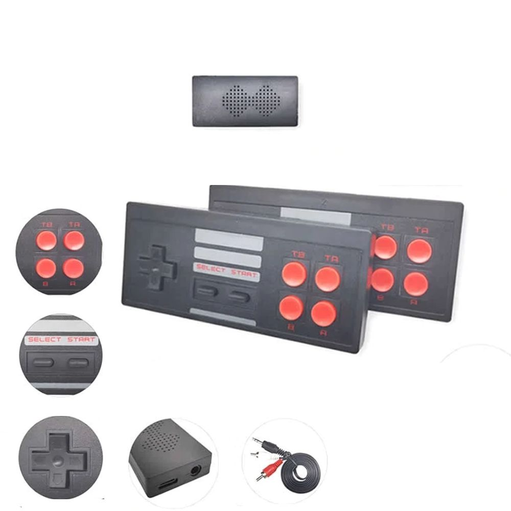 Mini consola inalámbrica de 2 controles con 620 juegos