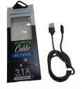 Cable De Datos  Tipo V8 Micro Usb 3.1A Carga Rápida 1.2 M Mod.Tcd277 Marc.Romax