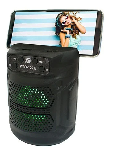 Mini Parlante Recargable Kts-1276 / Bluetooth / Fm / Usb