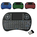 Control con Mini Teclado Iluminado Touchpad Para Smart Tv Pc Android Tv