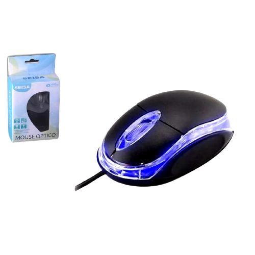 Mouse Optico Led Mini Luminoso De 1000 Dpi Dn-X814