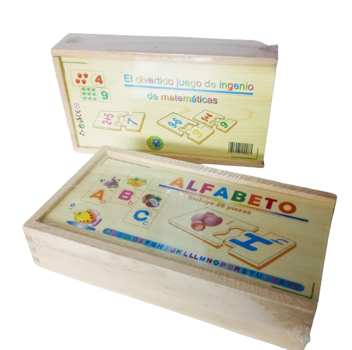 Juego Madera Didáctico Rompecabezas Alfabeto