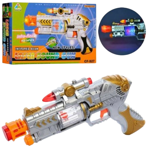 Juguete Pistola Laser Sound Gun