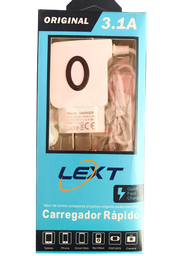 [0000000338] Cargador De Pared Lext 3.1A Carga Rapida