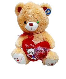 [0000000592] Peluche Grande Osito Con Corazon 